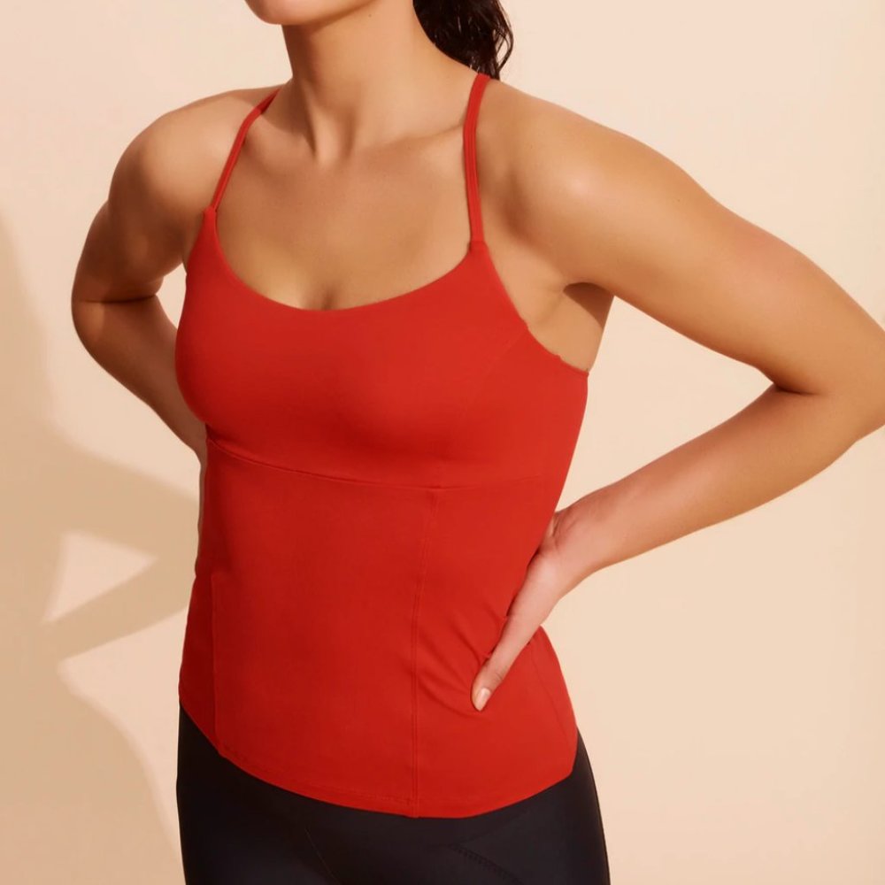 Ernest Leoty Olivia Tank Top - Scarlet